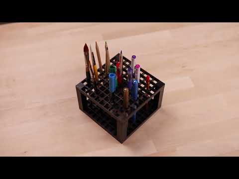 Create Pencil Brush Holder Organizer Detachable 96 Hole Pencil