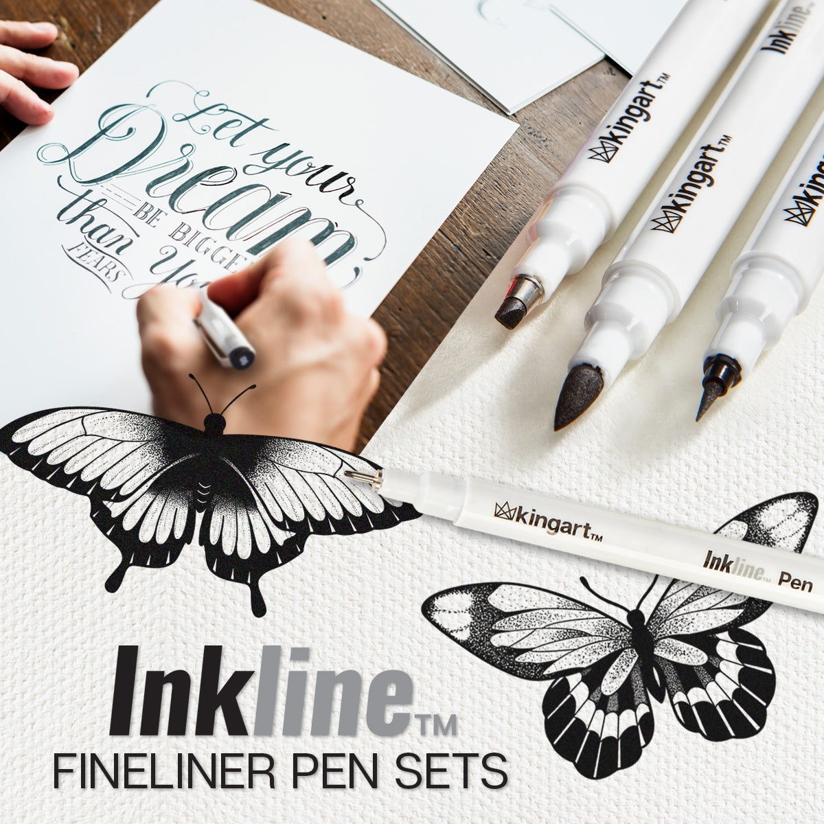 Art Pens - fine liner, brush, calligraphy, gel & marker pens
