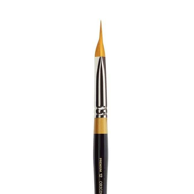 Gold Finger Flat Acrylic Brush #4 GABR200
