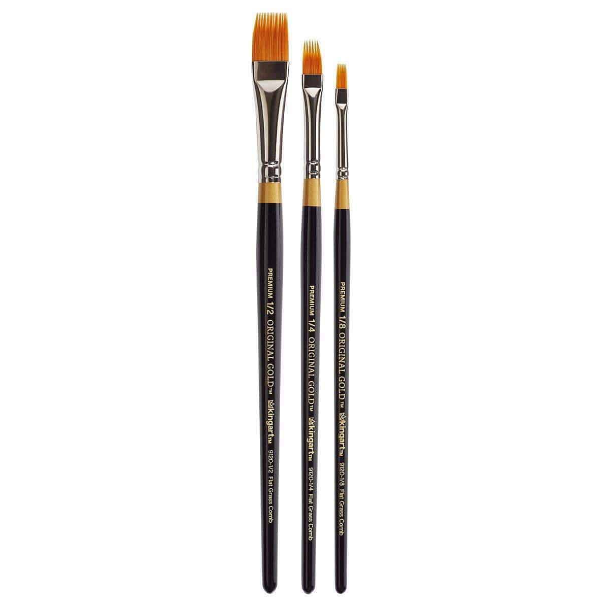 Kingart Original Gold Paint Brush - Max Round - Size 4