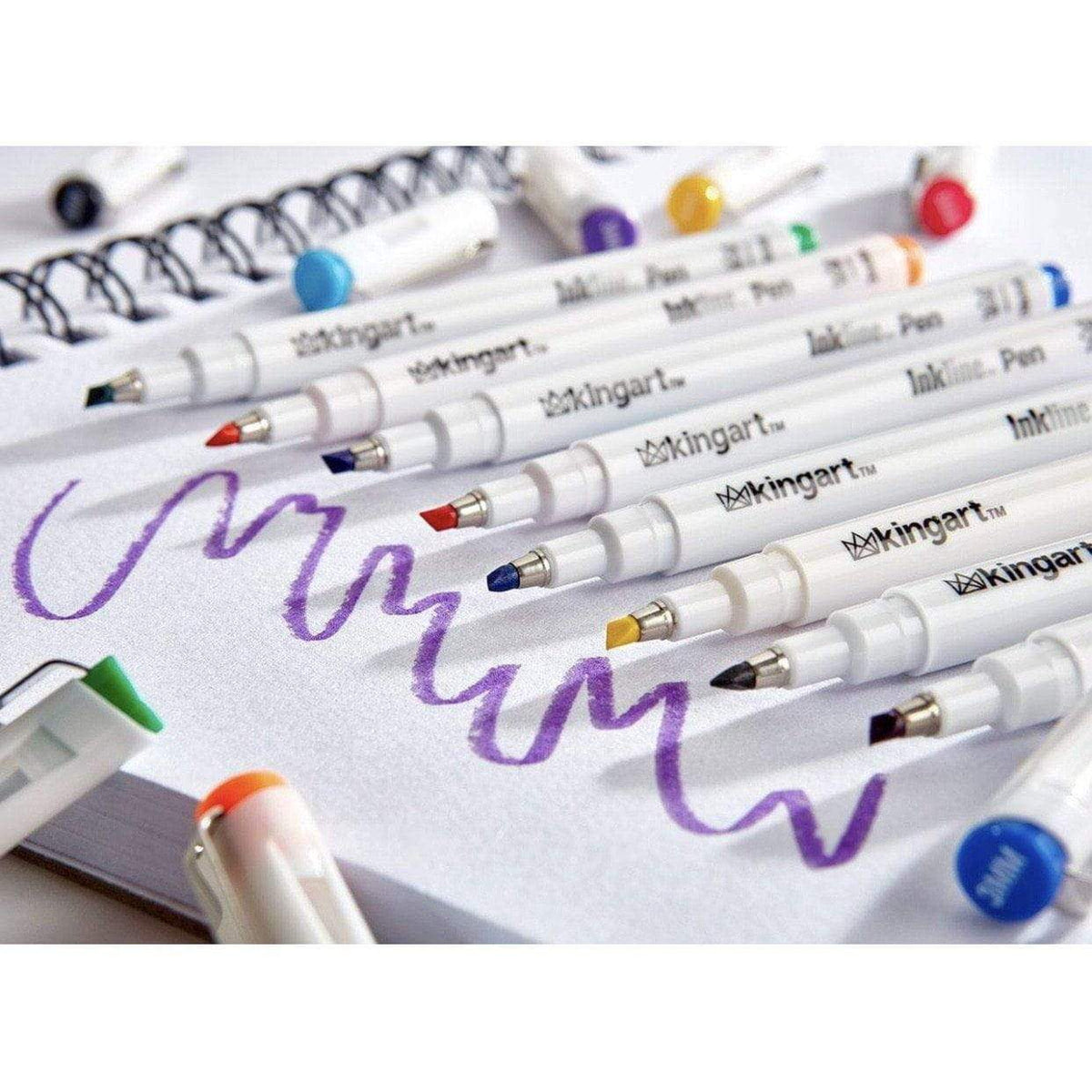 4pcs/Set Retro Color Art Marker Pens Dual-side Handdrawn Pen