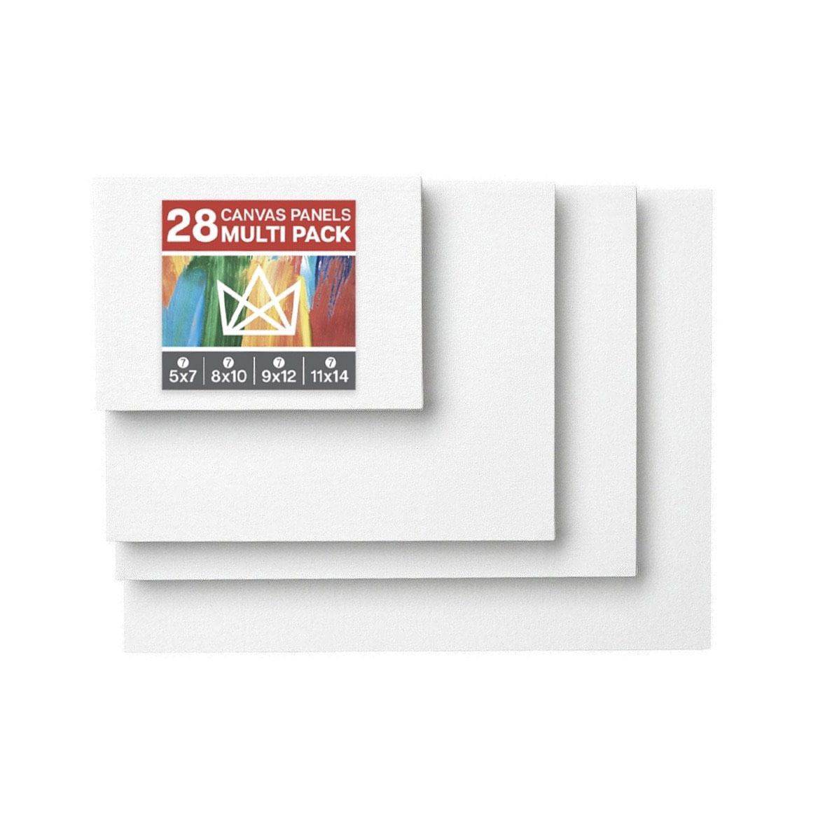 7 Sets Stretched Canvas 11x14 100% Cotton Artist Canvas Boards