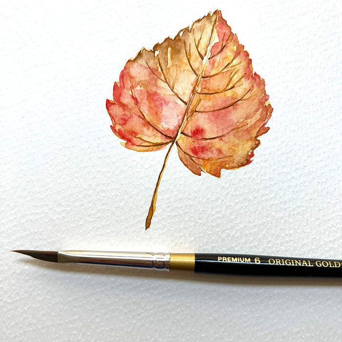 How to Paint a Fall Leaf