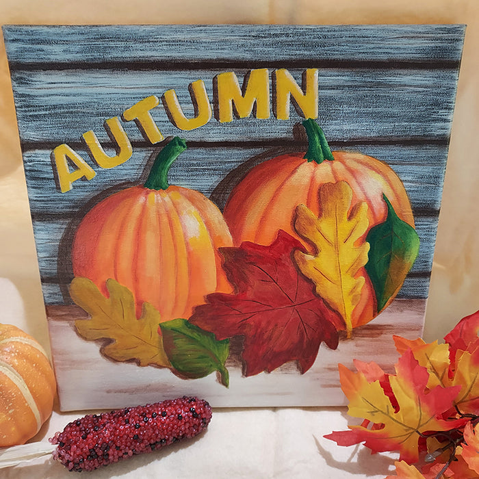 Fall Painting Project: Autumn Pumpkin Still Life