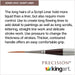 KINGART® Precision™ 2050 Script Liner Series Amber Taklon Brushes, Ergonomic Comfort Handle Premium Artist Brushes - Premium - KINGART