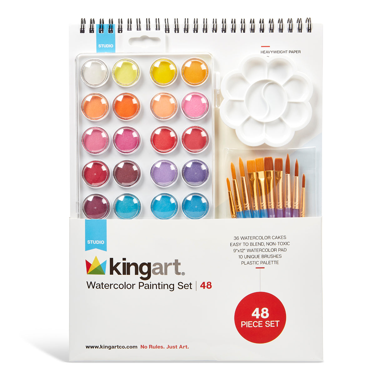 MorningSave: KingArt Exclusive 40-Piece Acrylic Paint Artist Gift Set