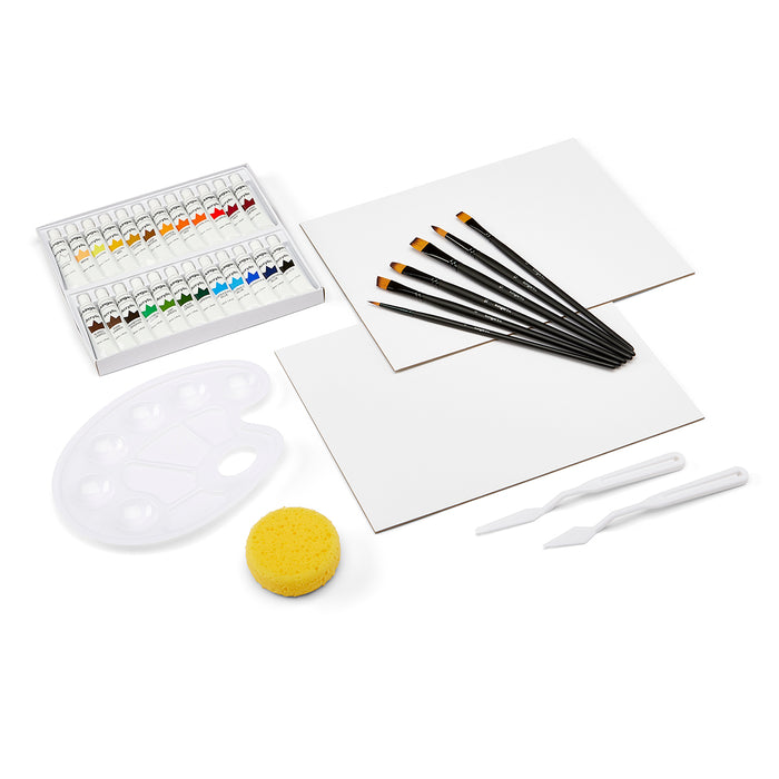 Starter Acrylic Painting Art Set, 36 Pcs