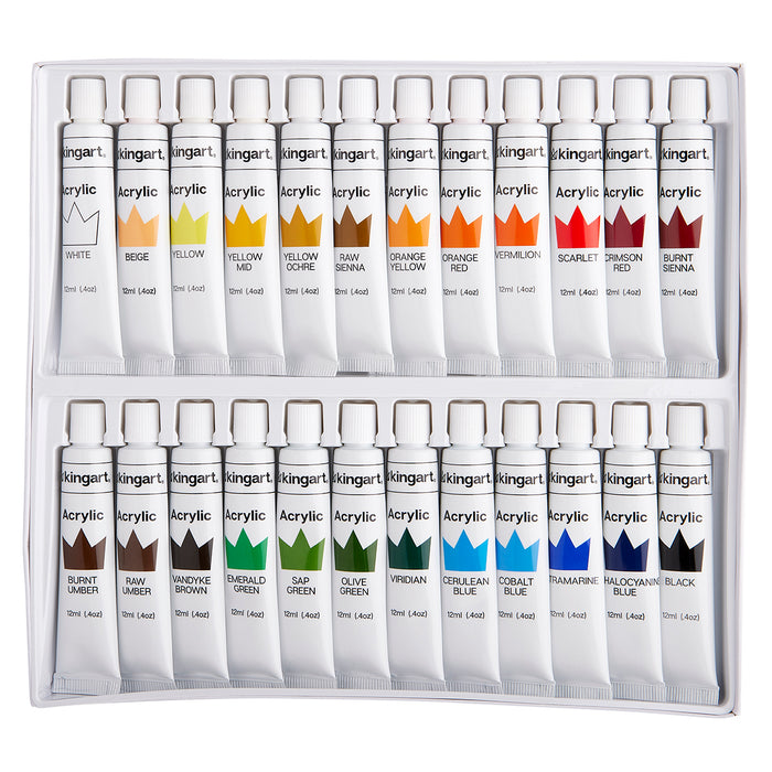 Starter Acrylic Painting Art Set, 36 Pcs