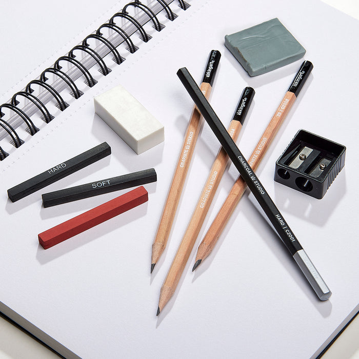 Pencil Sketch and Drawing Art Set, 17 pc.