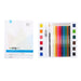 KINGART 25 PC. WATERCOLOR PAN ART SET BOX -  - KINGART