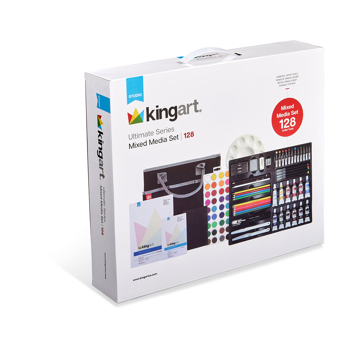 Kingart 105ct Mixed Media Easel Art Kit