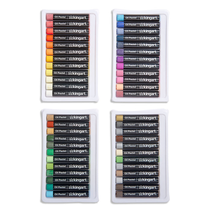 Oil Pastels Set, 48 Unique Colors