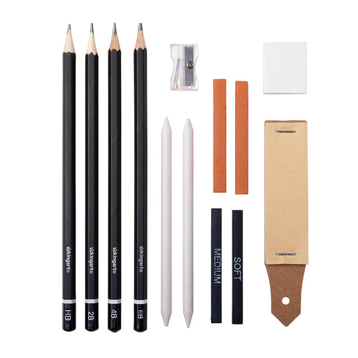 KINGART 13 PIECE SKETCH SET -  - KINGART