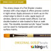 KINGART® Original Gold® 9300A Shader Series, Aqua Acrylic Handle, Premium Golden Taklon Multimedia Artist Brushes -  - KINGART