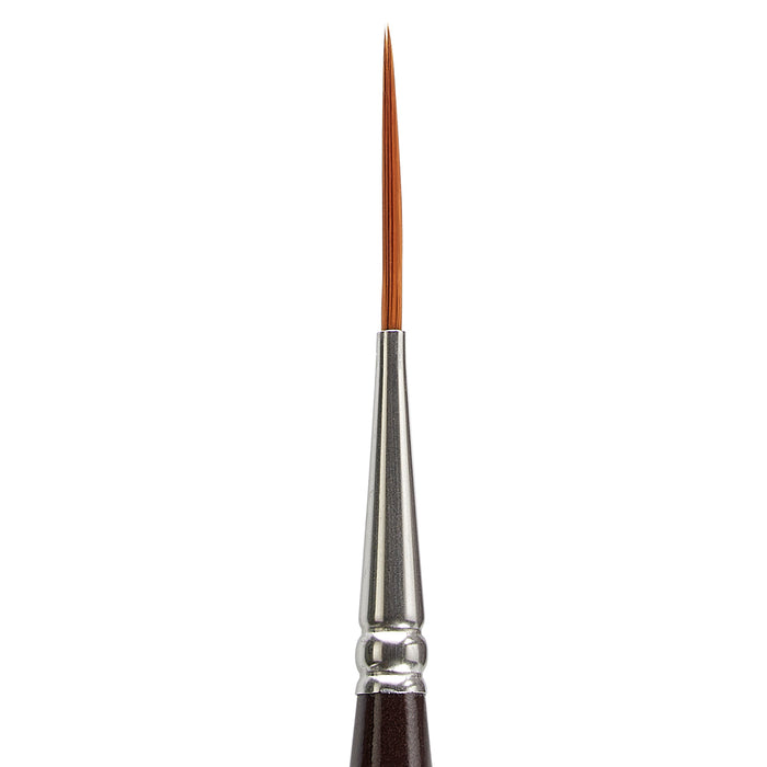 KINGART® Precision™ 2050 Script Liner Series Amber Taklon Brushes, Ergonomic Comfort Handle Premium Artist Brushes - Premium - KINGART