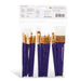 KINGART® Studio All-Purpose Art, Craft & Hobby White Nylon Paint Brushes, Set of 30 -  - KINGART