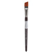 KINGART® Precision™ 2400 Angle Shader Series Amber Taklon Brushes, Ergonomic Comfort Handle -  - KINGART