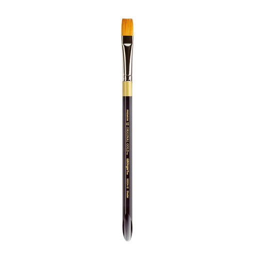 KINGART® Original Gold® 9300A Shader Series, Aqua Acrylic Handle, Premium Golden Taklon Multimedia Artist Brushes -  - KINGART