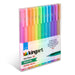 KINGART® Pastel & Opaque Gel Pens, Scrapbook, Journals, or Drawing, Colored Ink, Medium Line , Set of 12 Unique Shades - Studio - KINGART