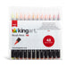 KINGART® PRO Real Brush Watercolor Pens, Set of 48 Unique Colors for Creating Illustrations, Calligraphy, and Watercolor Effects - Pro - KINGART®