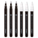 KINGART® Extra Fine Point Acrylic Paint Pen Markers, Permanent Ink, Black & White, Set of 6 (3 each) -  - KINGART