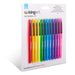 KINGART® Studio Felt Tip Pens, Medium Point, Set 12 Unique Bright Colors - Studio - KINGART