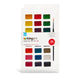 KINGART® Watercolor Pan Set, 24 Unique Shades & Paint Brush -  - KINGART