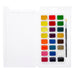 KINGART® Watercolor Pan Set, 24 Unique Shades & Paint Brush -  - KINGART