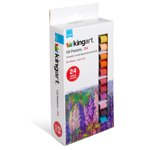 KINGART 24 PC. ARTIST OIL PASTEL SET -  - KINGART