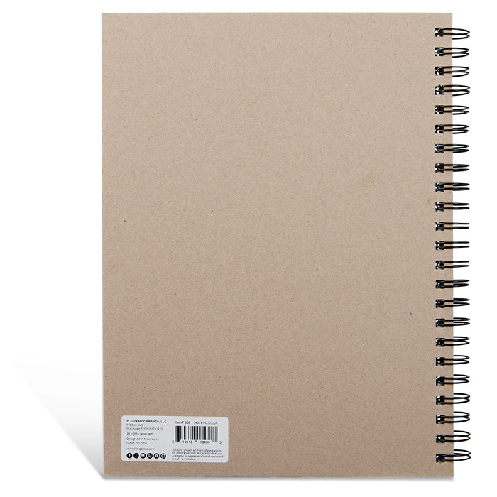 Sketch Pad Spiral Bound, 9 x 12 Inches, 100-Sheets