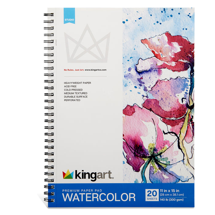 Watercolor Paper, 11” X 15”, 20-Sheets