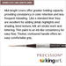 KINGART® Precision™ 2370 Mid-Length Liner Series Amber Taklon Brushes, Ergonomic Comfort Handle Premium Artist Brushes -  - KINGART