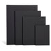 KINGART® 8 PC. ASSORTED SIZES BLACK CANVAS PANEL MULTI PACK (2 EACH 5X7, 8X10, 9X12, 11X14) -  - KINGART