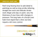 KINGART® Original Gold® 9050 Script Liner Series Premium Golden Taklon Multimedia Artist Brushes - Premium - KINGART®