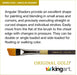 KINGART® Original Gold® 9400 Angular Shader Series Artist Brush Set, Premium Synthetic Golden Taklon, Short Handle, Set of 5 - Premium - KINGART®