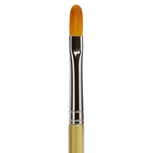 KINGART® Original Gold® 9500A Filbert Series, Aqua Acrylic Handle, Premium Golden Taklon Multimedia Artist Brushes -  - KINGART