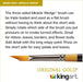 KINGART® Original Gold® 9900 Miracle Wedge™ Tri-Wedge Series, Premium Golden Taklon Multimedia Artist Brushes - Premium - KINGART®