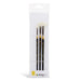 KINGART® Original Gold® 9246 Rake™ Fan White Synthetic Bristle Series Premium Multimedia Artist Brushes, Set of 3 - Premium - KINGART