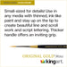 KINGART® Original Gold® 9020M Ultra Round™ - Max Round™ Mini Handle Micro Detail Series, Premium Golden Taklon Multimedia Artist Brushes -  - KINGART