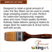 KINGART® Finesse™ Premium 8750 Sky Wash Series Watercolor Artist Brushes, Synthetic Kolinsky Sable Blend - Premium - KINGART®