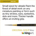 KINGART® Original Gold® 9650M Spotter Mini Handle Micro Detail Series, Premium Golden Taklon Multimedia Artist Brushes - Premium - KINGART