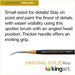 KINGART® Original Gold® 9670M Tight Spot Mini Handle Micro Detail Series, Premium Golden Taklon Multimedia Artist Brushes - Premium - KINGART