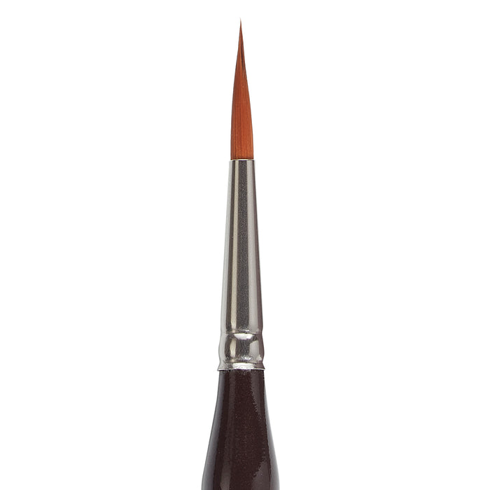 KINGART® Precision™ 2020 Max Round Series Amber Taklon Brushes, Ergonomic Comfort Handle Premium Artist Brushes -  - KINGART