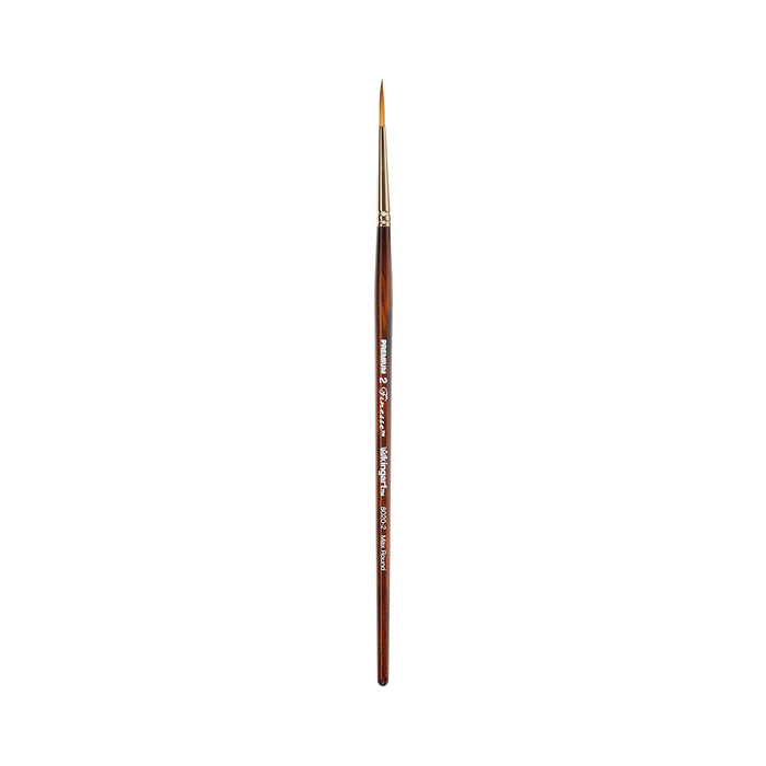 KINGART® Finesse™ 8020 Ultra Round™ Series Kolinsky Sable Synthetic Blend Brushes - KINGART