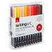 KINGART® PRO Twin-Tip™ 445 Series Brush Pen Art Markers, Set of 48 Unique & Vivid Colors - Pro - KINGART®