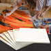 KINGART® Stretched White Canvas 16" x 20", 100% Cotton, Gesso-Primed, 6-Pack - Studio - KINGART®