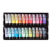 KINGART® PRO Artist Acrylic Paint, 22ml (0.74oz) Set of 24 Metallic Colors - KINGART