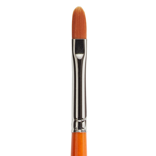 KINGART® Radiant™ 6500 Filbert Series Premium Golden Synthetic Brushes for Acrylic, Oil and Watercolor - KINGART