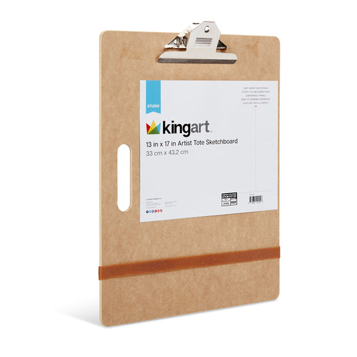 KINGART® Artist Field Sketch Pad Tote Board, 13" X 17" - KINGART