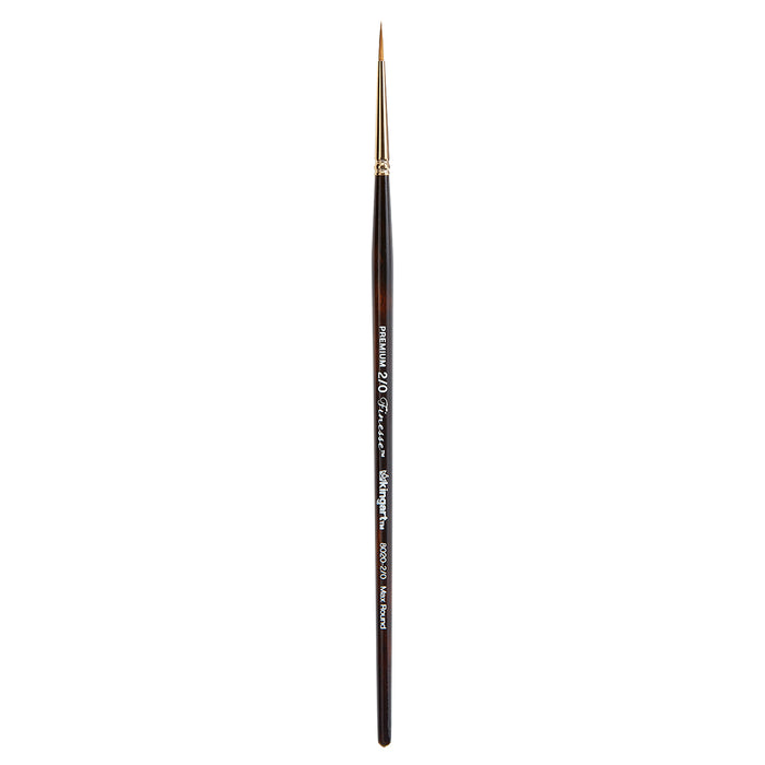 KINGART® Finesse™ 8020 Ultra Round™ Series Kolinsky Sable Synthetic Blend Brushes - KINGART